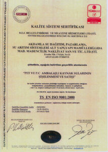 kalite sistem sertifikası